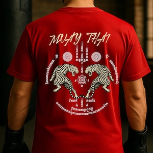 Muay Thai Shirt - Kämpfer Vater T-Shirt - Muay Thai Geschenke - Thaiboxen T-Shirt - Martial Arts Shirt - Kickboxen T-Shirt - Gymnastikbekleidung