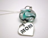 MOM Zipper Pull or Key Chain