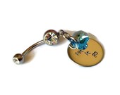 Frozen Inspired - Let It Go Belly Ring w/Swarovski Elements Crystal