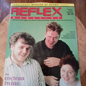 September 1988 Reflex Magazine w/ Mission Of Burma Flexi-Disc and Gary Panter Feature