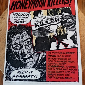 1986 The Honeymoon Killers NY Noise Band Official Fan Klub Zine