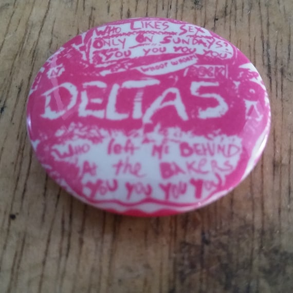 Delta 5 Original Pin / Button UK Post - Punk 1981… - image 1