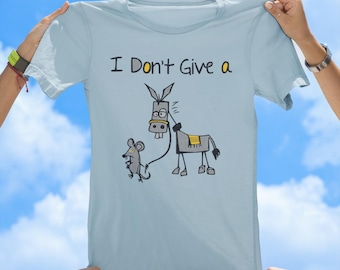Don&#39;t Give a Rats Ass Tee, retro tshirt, vintage tee, funny tees, best selling tshirts, gift tees, old school tshirt, sassy tee, 80&#39;s tee