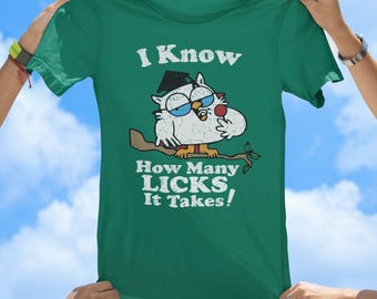 I Know How Many Licks Tee, retro tshirt, vintage tee, funny tees, best selling tshirts, gift tees, old school tshirt, sassy tee, 80's tee