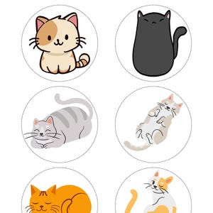 Kitty Cupcake Toppers