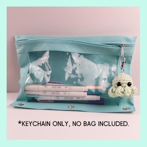 Octopus Keychain, Octopus Charm, Keychain Backpack, Keychain Cute, Keychain Gift, Keychain Charm, Keychain Ocean Gifts, Bag Charm, Green