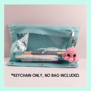 Octopus Keychain, Octopus Charm, Keychain Backpack, Keychain Cute, Keychain Gift, Keychain Charm, Keychain Ocean Gifts, Bag Charm, Pink