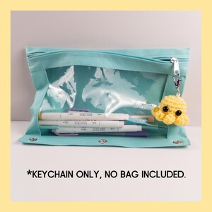 Octopus Keychain, Octopus Charm, Keychain Backpack, Keychain Cute, Keychain Gift, Keychain Charm, Keychain Ocean Gifts, Bag Charm, Yellow