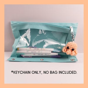 Octopus Keychain, Octopus Charm, Keychain Backpack, Keychain Cute, Keychain Gift, Keychain Charm, Keychain Ocean Gifts, Bag Charm, Peach