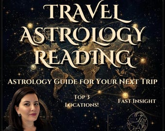 旅行占星術リーディング｜人気旅行先トップ3｜アストロカートグラフィー｜バケーションマップ｜旅行先｜移住に関するPDF