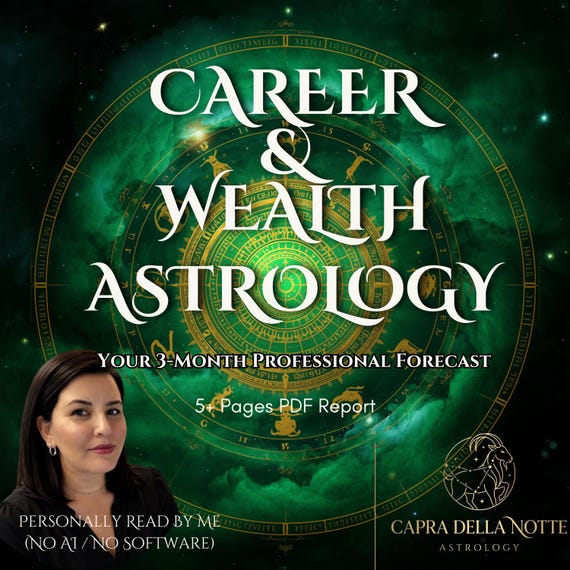 3-Month Career and Wealth Astrology Forecast (PDF Report)