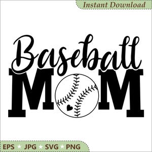 Pliki svg baseball mom, mom svg, baseball svg, baseball clipart, baseball mom svg, plik Mom Game Day do pobrania w wersji cyfrowej, mama i baseball svg