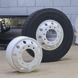 Llantas de camión de 10 espárragos - Modelo STL a escala 1:14 para impresión 3D - Estilo americano