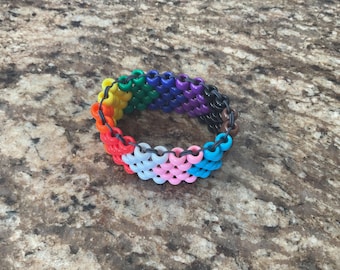 Pride Kandi cuff! :3