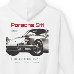 Sweat à Capuche Rétro Porsche 911 Turbo 964 - Design Vintage Automobile - Coupe Classique, 241 G - Pour Fans De Voitures De Course - 10