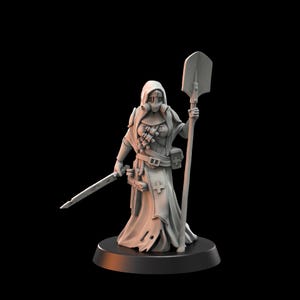 Combat Medic| Wraith Pilgrims | Doomed Batallions | Crab Miniatures | 3D Printed Resin miniatures for wargaming | Trench Crusade |