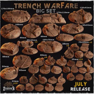 Décorations de base pour la guerre des tranchées | Atelier Zabavka