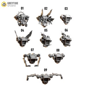 Jetpacks | GreyTide Studio | 3D Printed Resin miniatures for wargaming | bits for conversions | space marines | 40k tow aos