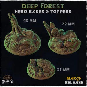Adornos de base Deep Forest / Taller Zabavka