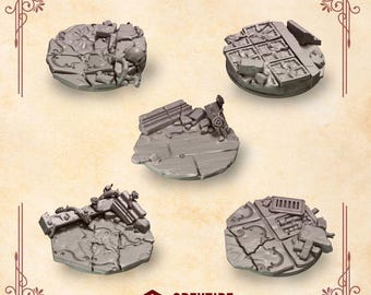 Vampire Base Topper Set | GreyTide Studio | 3D Printed Resin miniatures for wargaming