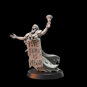 The Prophet | Wraith Pilgrims | Doomed Batallions | Crab Miniatures | 3D Printed Resin miniatures for wargaming | Trench Crusade
