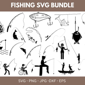 Fish SVG Bundle, Fish PNG Bundle, Fish Clipart, Fish SVG Cut Files for Cricut, Tropical Fish Svg, Fish Silhouette, Fish Vector.