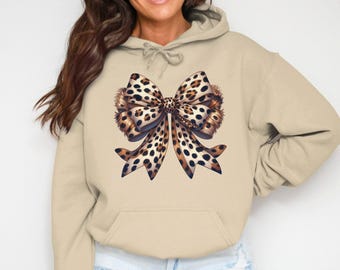 Coquette Leopard Bow PNG: Shirt Design Sublimation (Digital Download)