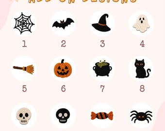 Add on Hand Embroidery Designs Halloween