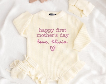 First Mother’s Day 2026 Baby Outfit, Personalised First Mother's Day Bodysuit, Baby Mothers Day Gift, Baby Shower Gift
