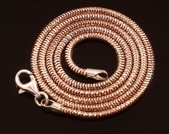 Catena a serpente in argento sterling 925