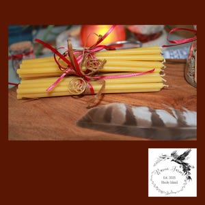 Beeswax Spell Candles | Beeswax candle Bundles for Manifestation, Healing and Spiritual Work | Ritual Kit | Alter tools | Manifestation Tool