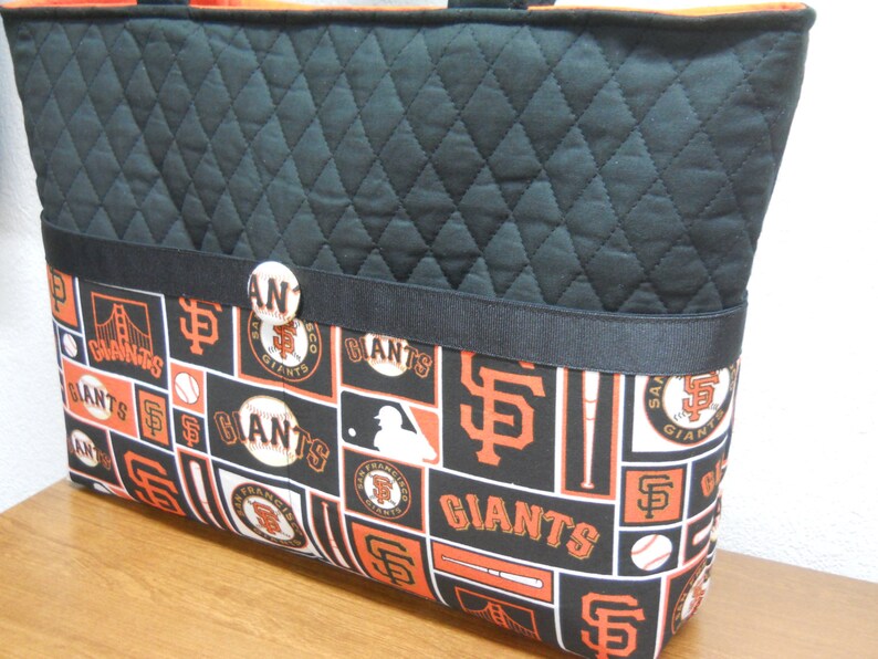 San Francisco Giants Tote Bag / Giants Diaper Bag / Monogram Etsy