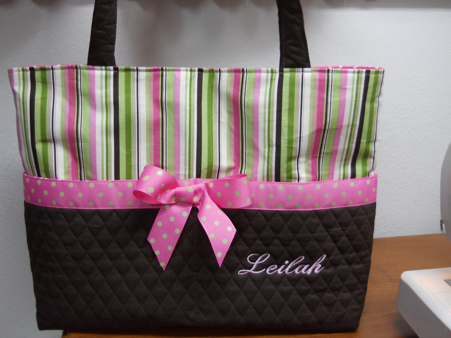 Diaper Bag / Extra Large Tote Bag / CUSTOM MADE in any color / Etsy