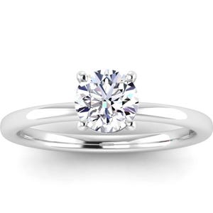 Round Cut Lab Grown Diamond Solitaire Ring | Custom Wedding Ring | 1–7 CT Diamond Ring | Ethical & Handmade Jewelry | Engagement Ring