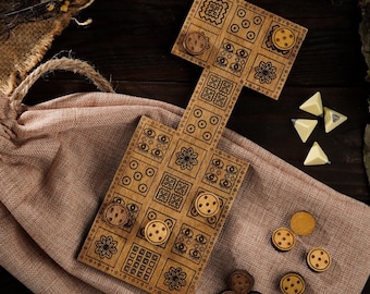 Game of twenty squares, The Royal Game of Ur, Ancient board game, Strategy board game,  Custom board game, Board game art, Racing game