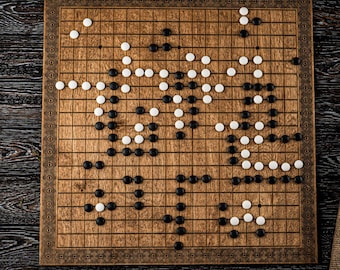 Chinese Go Game, Weiqi Board Game Set, Go Board Game, Traditional Board Game, Historic Board Game, Game Lover Gift, Strategy Game