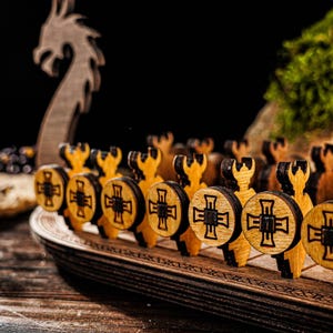 Daldos Board Game, Viking Ship Board Game, Traditional Norse Game, Viking Board Game, Historical Game, Ancient Board Game