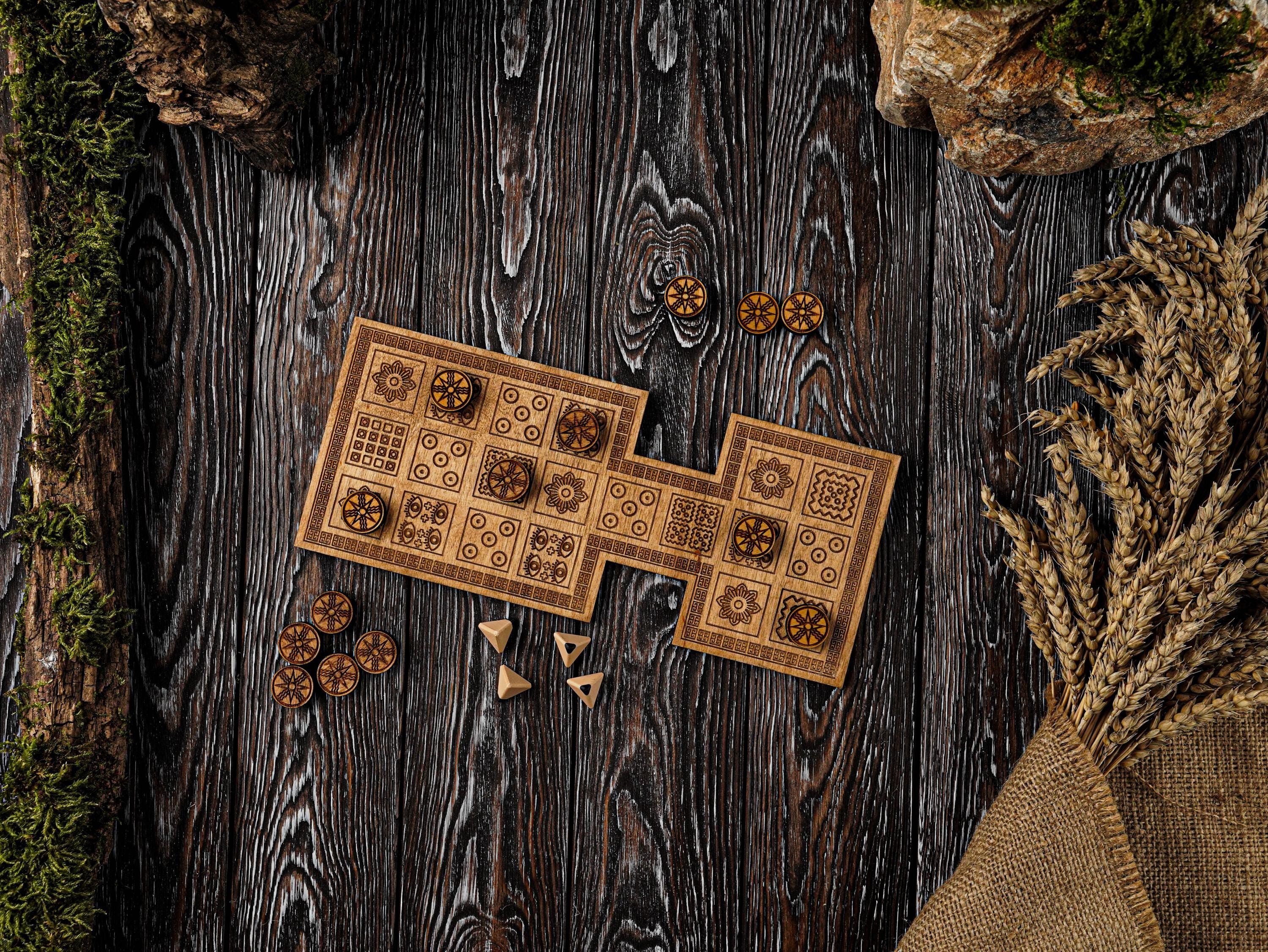 The Royal Game of Ur, Game of Ur Replica, Mesopotamian Game, Sumerian ...