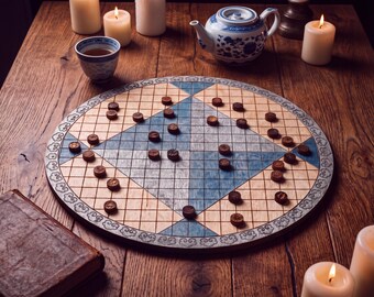 Pai Sho Board Game, The Last Airbender Game, Legend of Avatar Board Game, Pai SHo Game Set, Wooden Pai Sho Game, Ancient Game