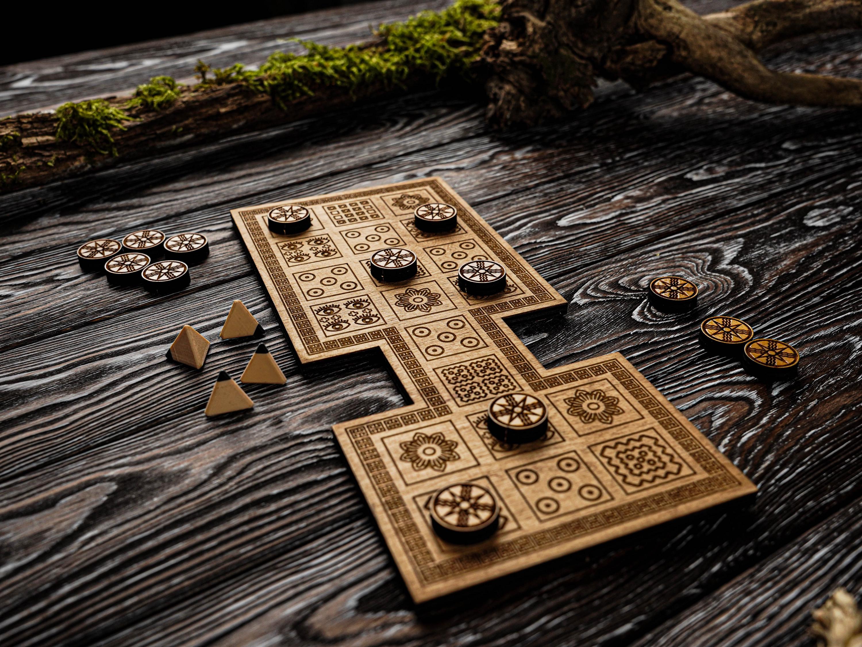 The Royal Game of Ur, Game of Ur Replica, Mesopotamian Game, Sumerian ...