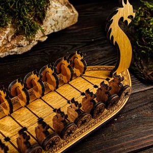 Daldos Board Game, Viking Ship Board Game, Traditional Norse Game, Viking Board Game, Historical Game, Ancient Board Game