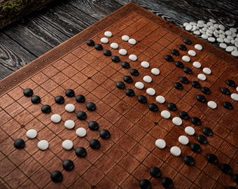 Go Board Game, Chinese Go Game, Weiqi Board Game Set, Traditional Board Game, Historic Board Game, Game Lover Gift, Strategy Game