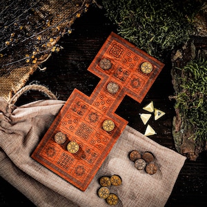 The Royal Game of Ur, Game of Ur replica, Mesopotamian game, Sumerian game, Historic board game, Custom board game, Ancient Strategy game