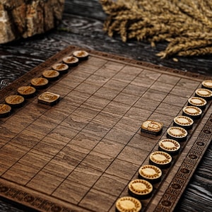 Ludus Latrunculi Board Game, Roman Strategy Game, Ancient Board Game, Roman Ancient Game, Game Lover Gift, Board Game Gift