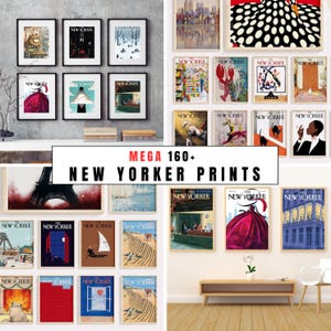 MEGA 160+ Il più grande set di stampe digitali HD del New Yorker