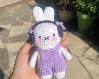 Crochet Miffy Plush, Customizeable, Bag Charm, Gift, Bunny, Keychain, Stuffie, Build Your Own, Choose Yourself, Stuffie, Gift for Her, Him