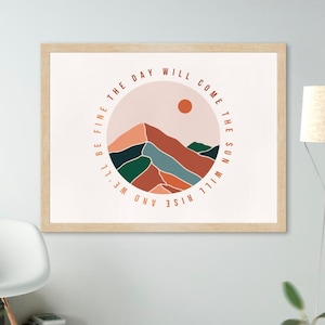 Avett Brothers Lyrics Poster - Digital Download - The Sun Will Rise (Please Pardon Yourself)