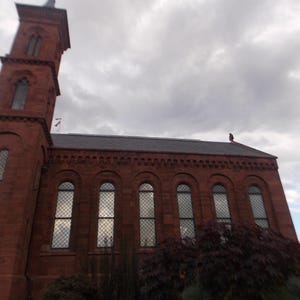 The Smithsonian Castle in profile
