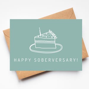 Buon anniversario di sobrietà! Ce l'hai fatta! Congratulazioni. Sono così orgoglioso di te! Stai diventando sobrio. 1 anno sobrio.