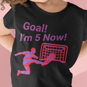 Fun Soccer Birthday Shirt, 5 Year Old Birthday Shirt, Cute Soccer Birthday Shirt, Birthday Tee, Birthday Shirt for 5 Year Old, Soccer Mode